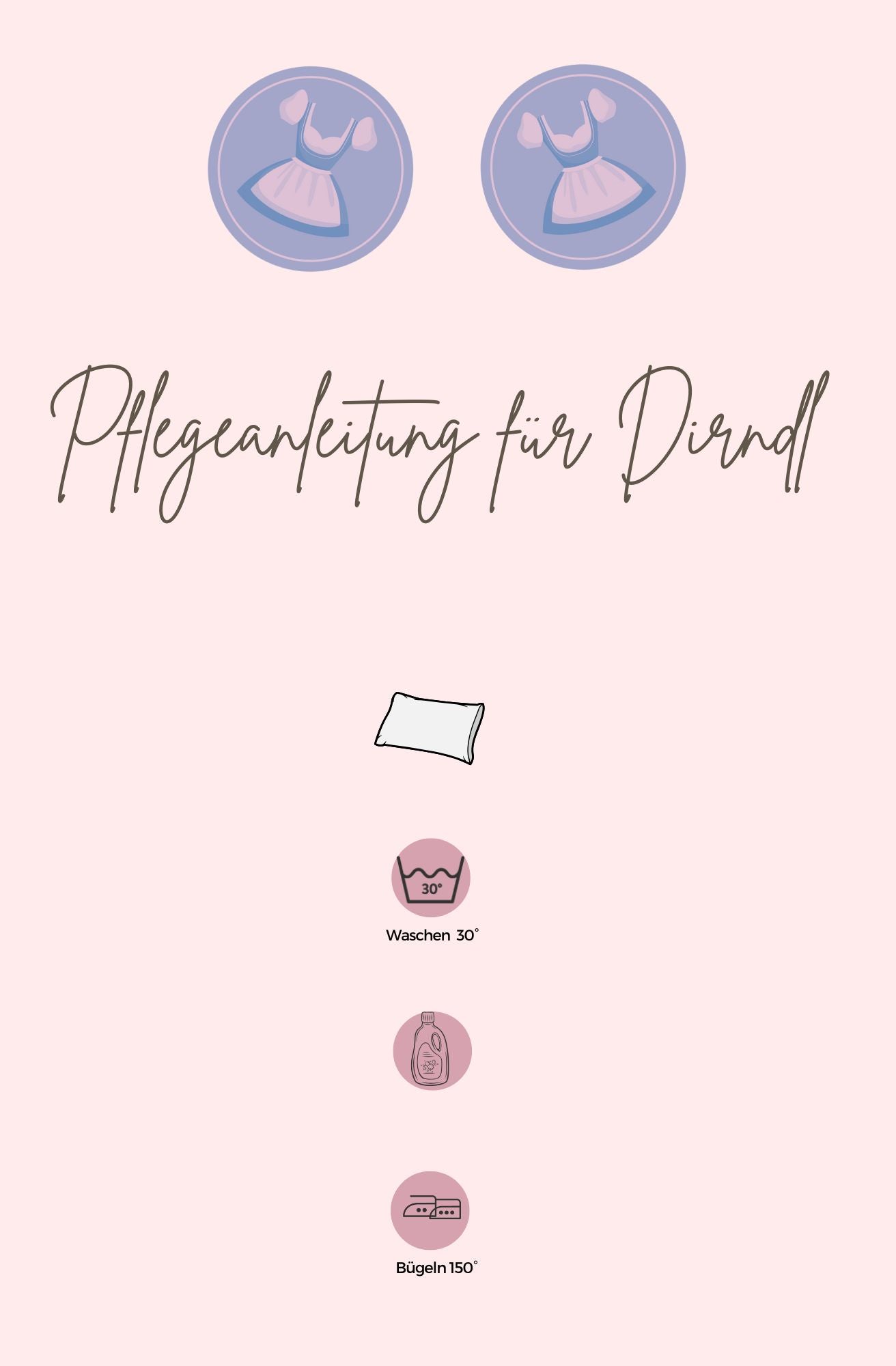 Anleitung Aufbewahrung und Pflege von Dirndl - Gratis Download