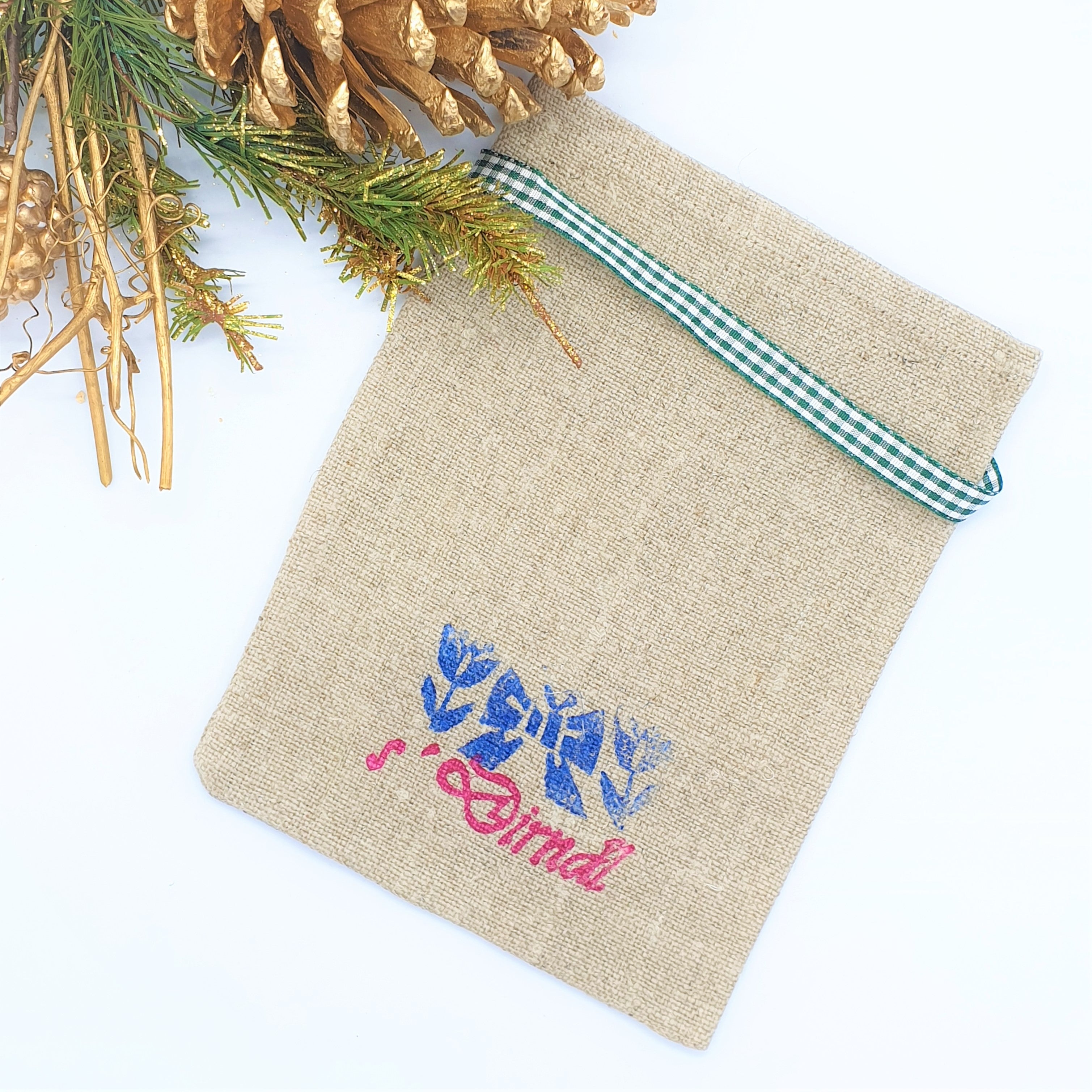 Geschenksackerl "Leini" Motiv Kerze-Kirche