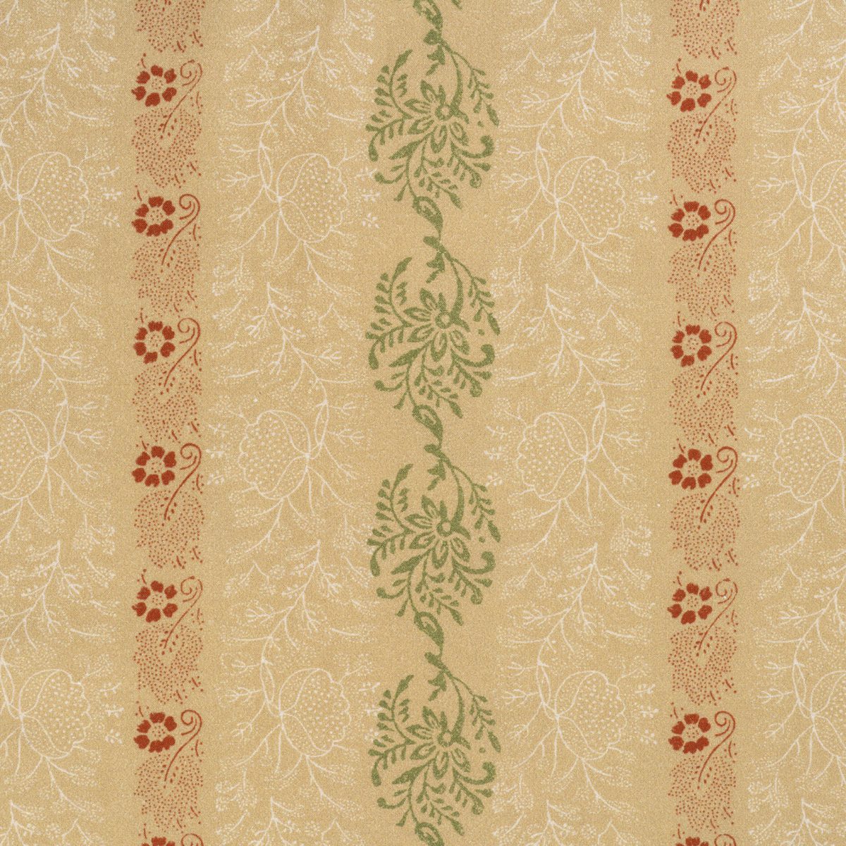 Original Schürzenstoff der Klosterneuburger Tracht aus goldgelber 3-färbiger Baumwolle Schürzenstreif