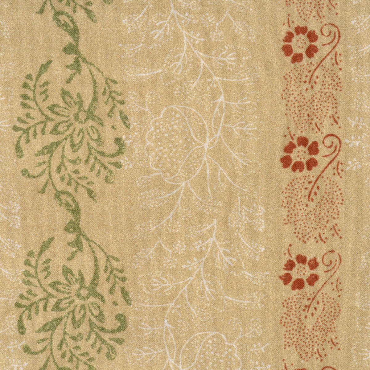 Original Schürzenstoff der Klosterneuburger Tracht aus goldgelber 3-färbiger Baumwolle Schürzenstreif