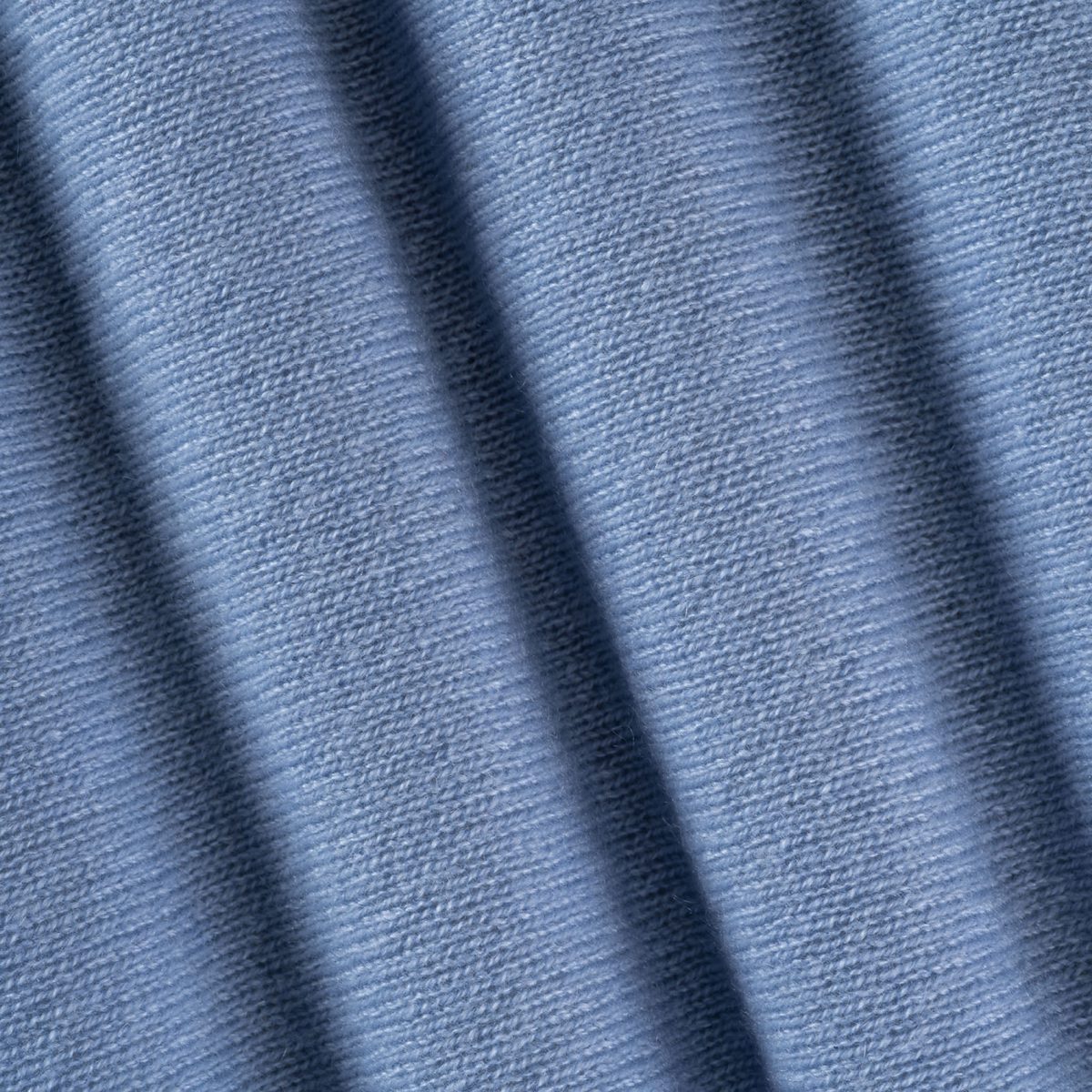 Cashmere Poncho hellblau