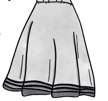 Rock Schnittmuster "Tessa", Gr. 36-50