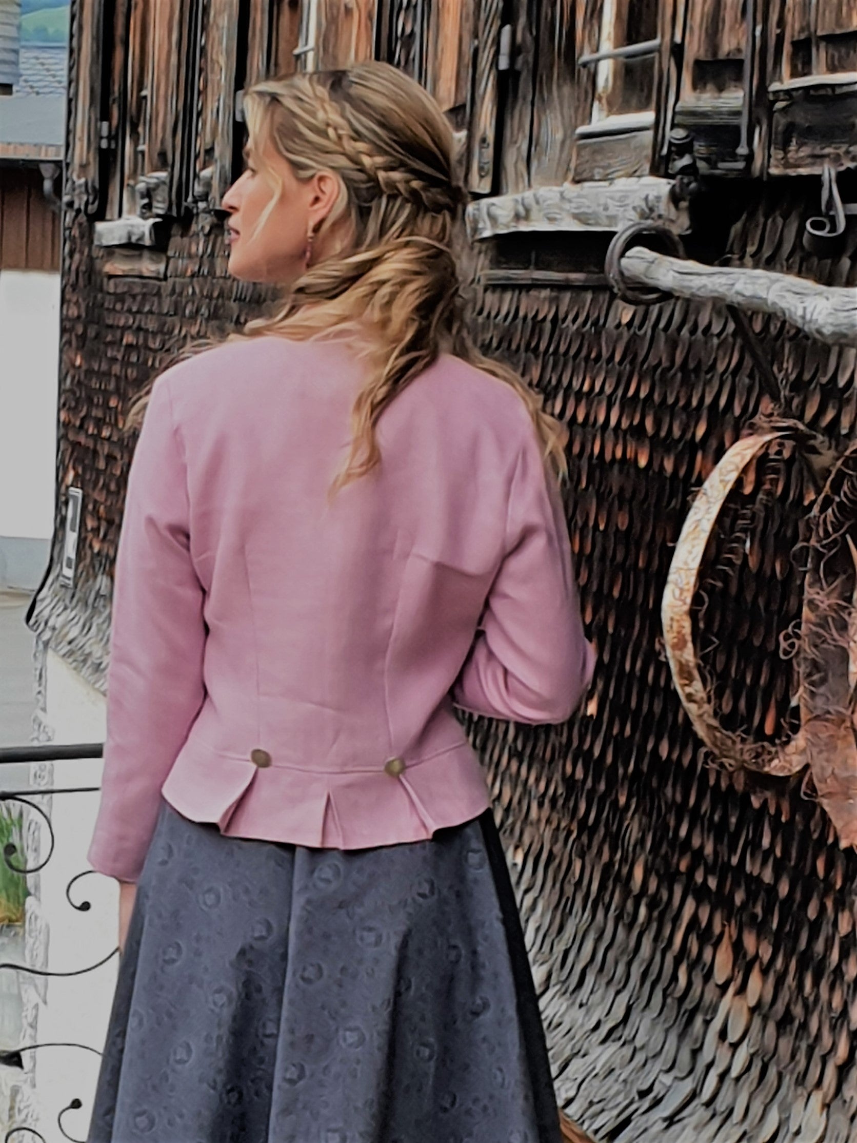 Jackerl mit Schösserl Schnittmuster "Angele", Gr. 36-50